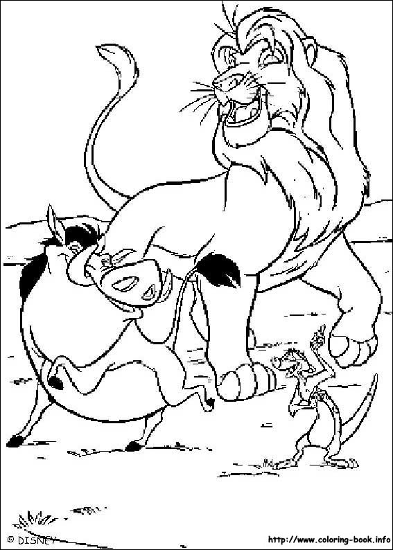 The Lion King coloring picture